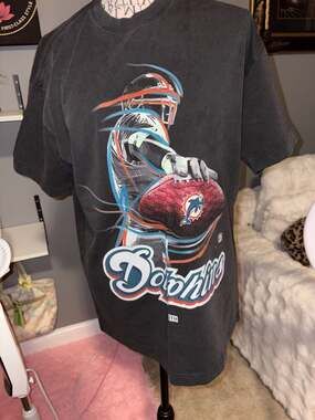 Kith & '47 for the NFL Miami Dolphins Vintage Tee Black